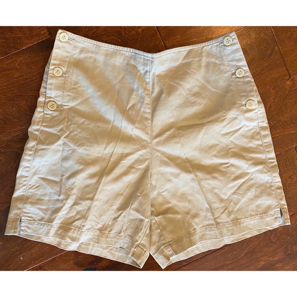 Liz Claiborne Shorts With Button Down Sides